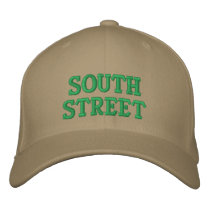 SOUTH STREET embroidered hats by ZuluFlight SOUTH STREET embroidered hats