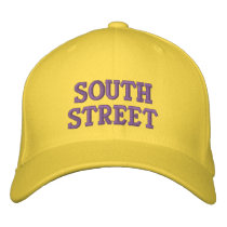 SOUTH STREET embroidered hats by ZuluFlight SOUTH STREET embroidered hats