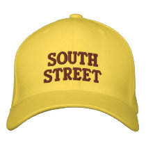 SOUTH STREET embroidered hats by ZuluFlight SOUTH STREET embroidered hats