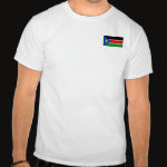 South Sudan Flag Map T-Shirt