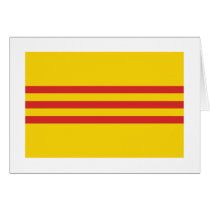 South Vietnam Flag Card
