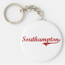 Southampton Massachusetts Classic Design Key Chain
