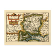Southampton: Southamptonshire Hampshire County Map postcards