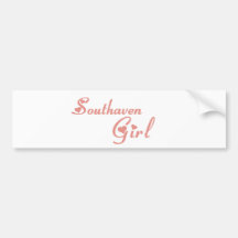 Southaven Girl tee shirts Bumper Sticker