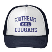 Southeast Cougars Middle Hammond Louisiana Mesh Hats