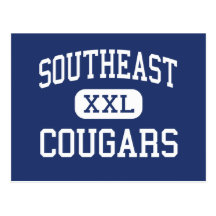 Southeast Cougars Middle Hammond Louisiana Post Cards