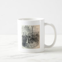 Southern belle, 1861 mug