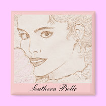 Southern Belle Magnet magnets