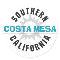 Southern California - Costa Mesa stickers by cdandc Southern California - Costa Mesa stickers