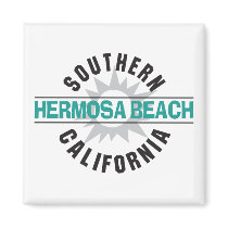 Southern California - Hermosa Beach Refrigerator Magnet