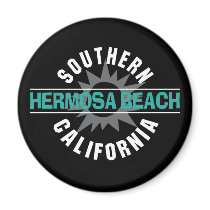 Southern California - Hermosa Beach Refrigerator Magnet
