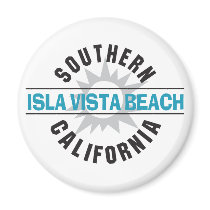 Southern California Isla Vista Beach magnets