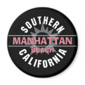 Southern California - Manhattan Beach magnets by cdandc Southern California - Manhattan Beach magnets