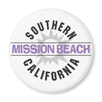 Southern California - Mission Beach magnets by cdandc Southern California - Mission Beach magnets