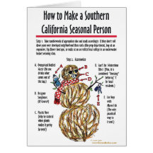 Southern California Seasonal Person Card