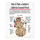 Southern California Seasonal Person Invitation