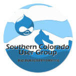 Southern Colorado User Group Round Stickers