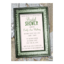 Southern Country Rustic Bridal Shower Invitations