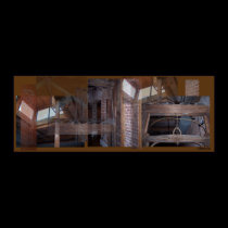 Southern Factory Collage Poster Print posters