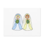 Southern Lesbian Wedding Post Cards
