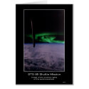 Southern lights the aurora Australis from NASA STS cards by Space_Exploration Southern lights the aurora Australis from NASA STS cards