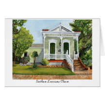 Southern Louisiana Charm Card