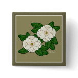 Southern Magnolias Flair Button