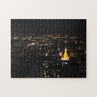 Southern Manhattan's East Side at Night 001 Puzzles
