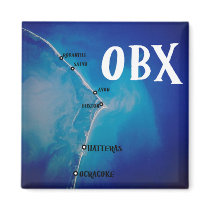 Southern OBX map Magnets