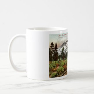 Southern Pacific Mt. Shasta 1912 Vintage mug