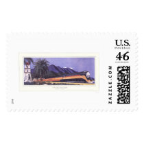 Southern Pacific Streamlined Daylight Postage Stamp