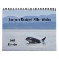 Southern Resident Killer Whales ~ 2012 Calendar