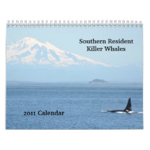 Southern Resident Killer Whales Wall Calendar