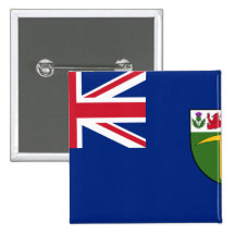 Southern Rhodesia, United Kingdom flag Pinback Button