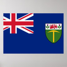 Southern Rhodesia, United Kingdom flag Poster