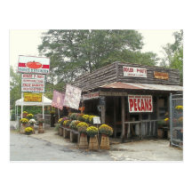 Southern roadside country store postcard