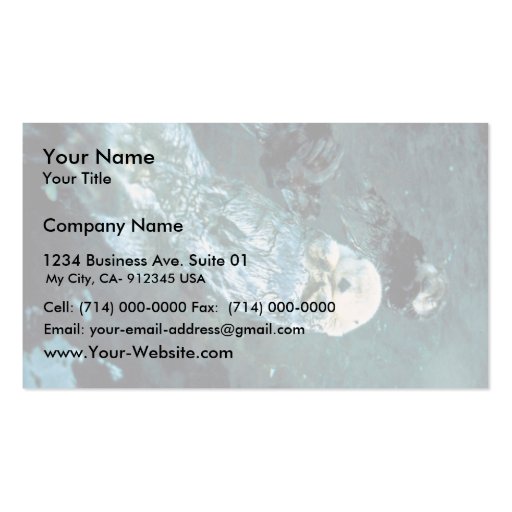Southern Sea Otters Business Cards