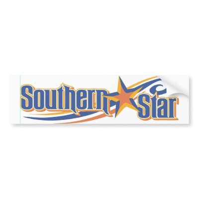 Southern Star Emblem Bumper sticker by stenger21
