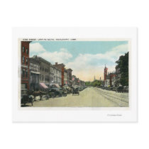 Southern View Down Main Street Post Cards