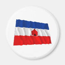 Southern Waving Flag Magnets