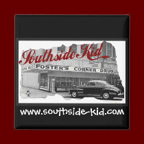 Southside Kid Square Car Magnet magnets