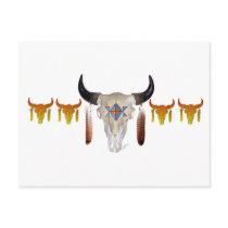 Southwest Buffalo Skull Postcards
