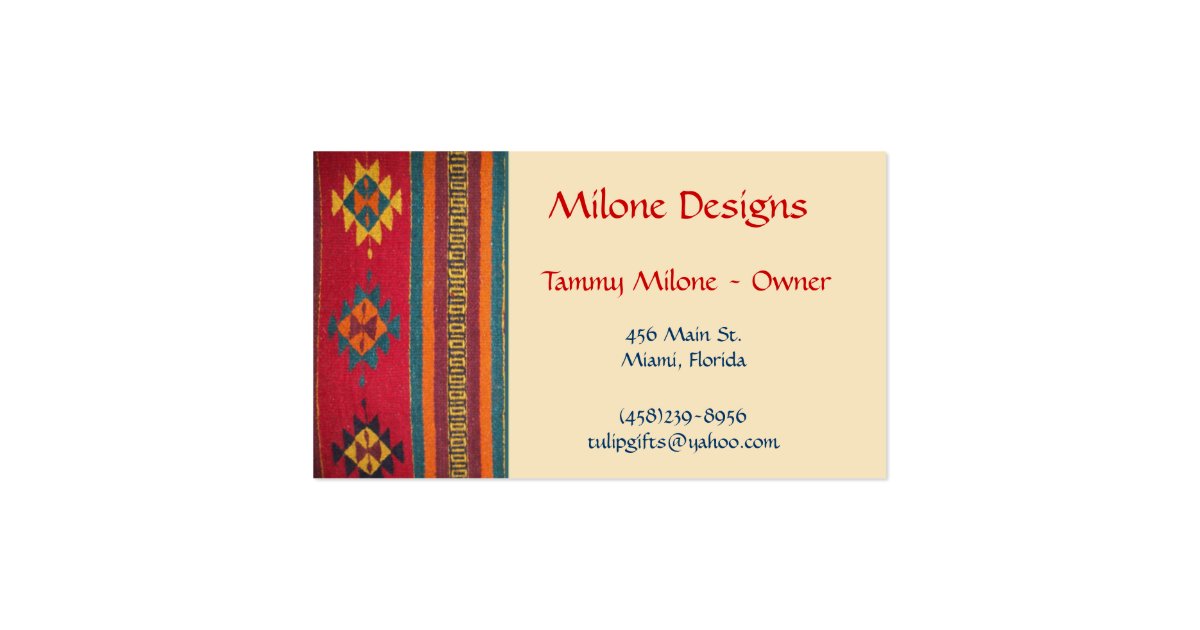 Southwest Business Card | Zazzle
