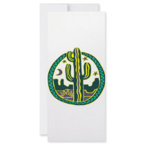 Southwest Cactus Rack Card Design