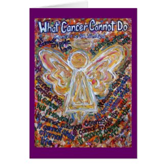 Southwest Cancer Angel Card card