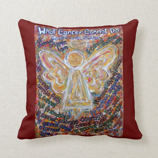 Southwest Cancer Angel Decorative Throw Pillow Zazzle