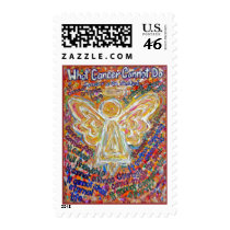 Southwest Cancer Angel Postage Stamp