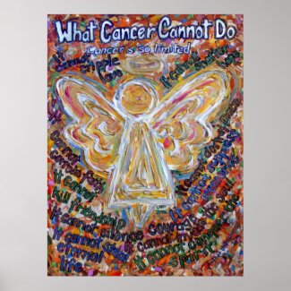 Southwest Cancer Angel Poster print