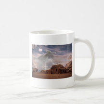 Southwest Desert Lightning Storm Landscape Mug