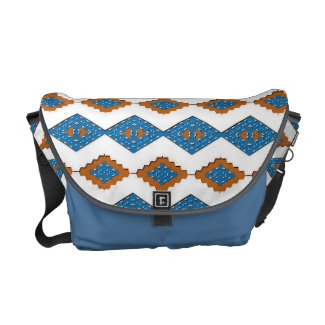 Southwest Indian Blanket Style Messenger Bag
